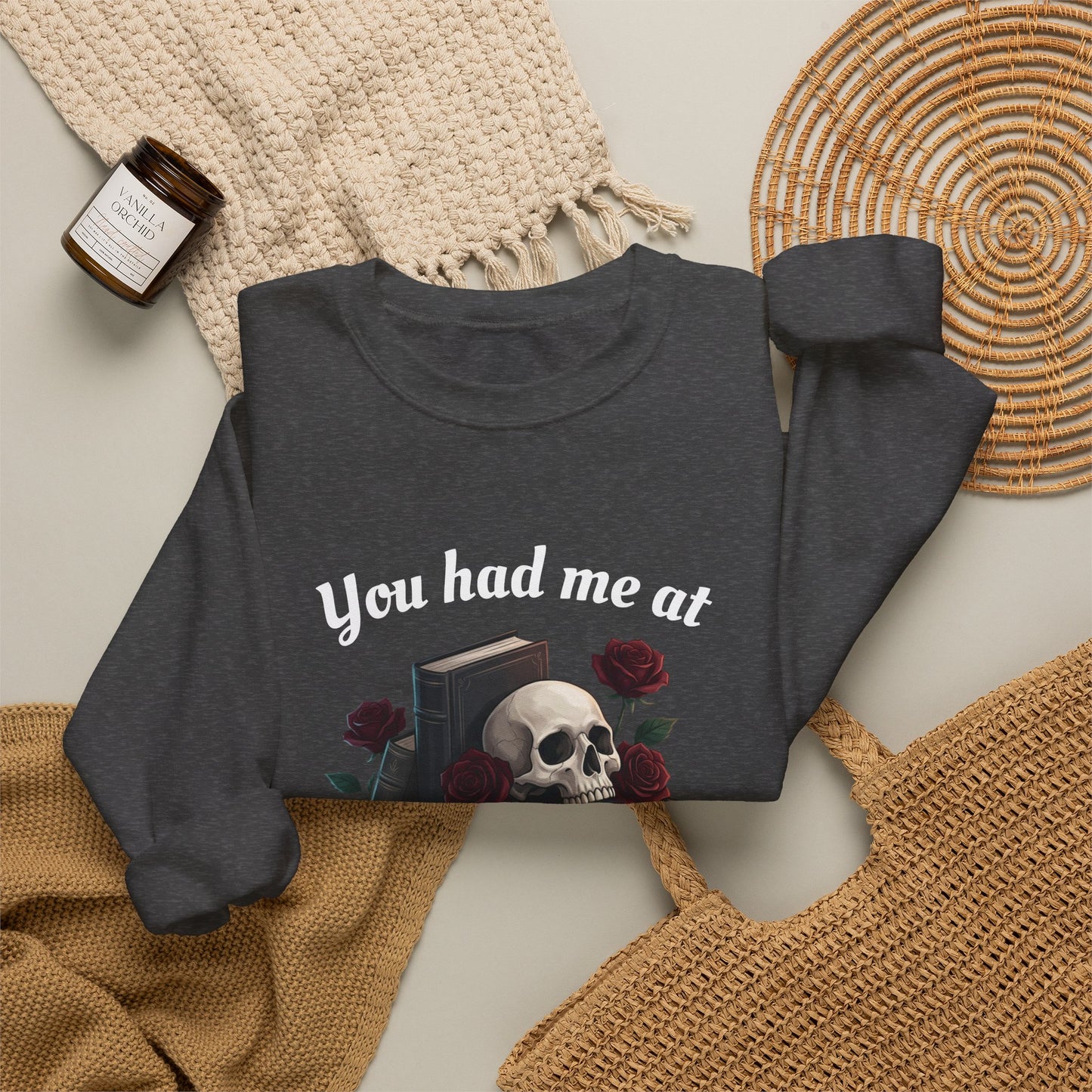 Unisex Heavy Blend™ Crewneck Sweatshirt "You had me at trigger warning"