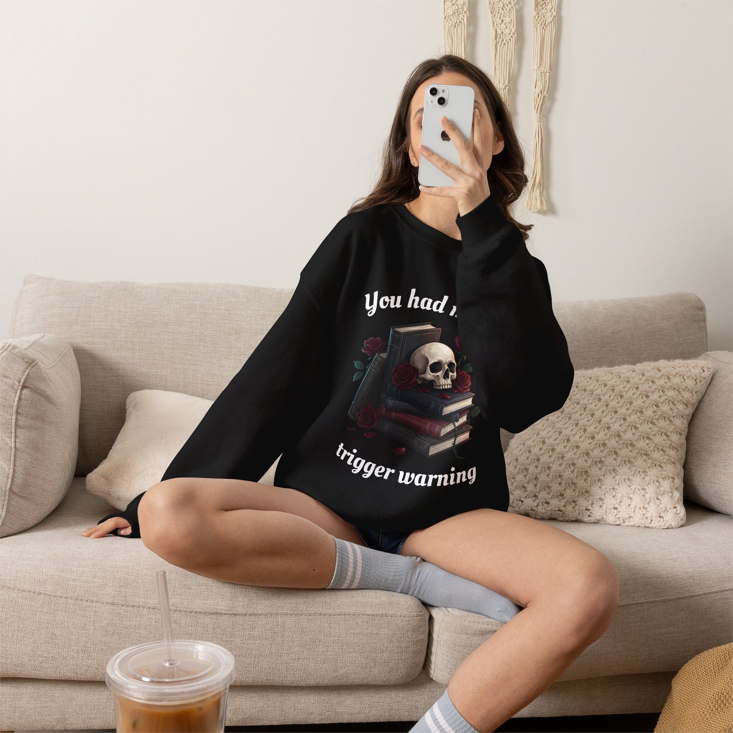 Unisex Heavy Blend™ Crewneck Sweatshirt "You had me at trigger warning"