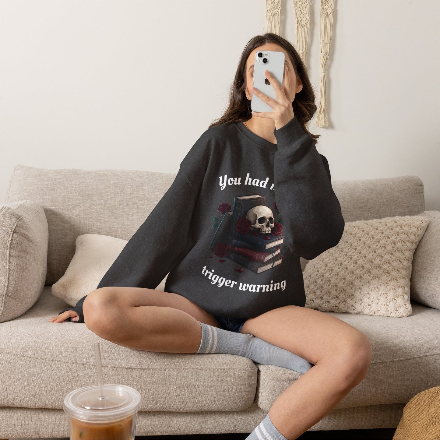 Unisex Heavy Blend™ Crewneck Sweatshirt "You had me at trigger warning"
